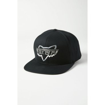 Бейсболка велосипедная Fox Razors Edge Snapback Hat, Black, 2021, 27080-001-OS