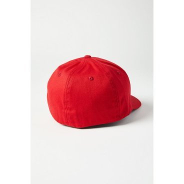 Бейсболка велосипедная Fox Emblem Flexfit Hat, chili, 2021, 27096-555-L/XL