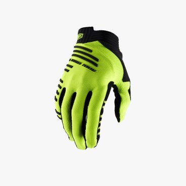 Велоперчатки 100% R-Core Glove, fluo yellow, 2021, 10017-004-11