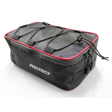 Велосумка PROTECT, на багажник, 29х17х12 см, нейлон 1680D, черный