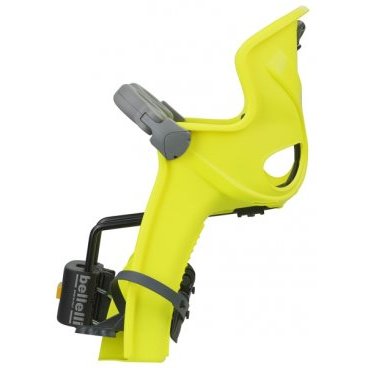 Детское велокресло BELLELLI Freccia B-Fix LUX, переднее, до 15 кг, yellow HI-VIZ, 01FRCB0027LX