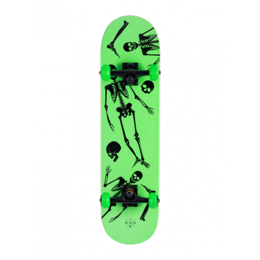 Скейтборд RIDEX Bones 31.6″X8″, дерево, ABEC-5 Carbon, зеленый, SX18571