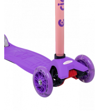 Самокат RIDEX Kiko, детский, 120/80 мм, розовый/фиолетовый, SX18419