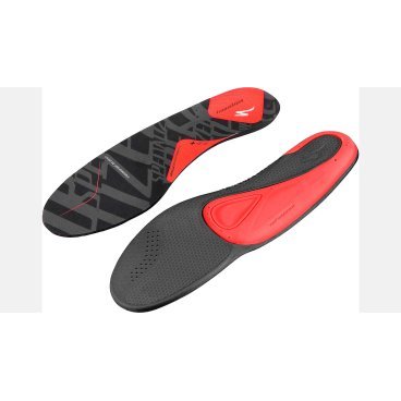 Стельки для велообуви Specialized BODY GEOMETRY SL FOOTBEDS +, Red, 613E-9336