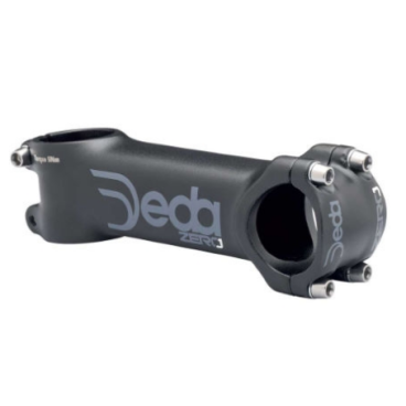 Вынос руля велосипедный Deda Elementi ZERO stem, 100 mm, Alloy 6061, Black on Black (BOB), DZERO100