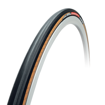 Покрышка-трубка велосипедная Tufo HI-COMPOSITE Carbon, 28", 25 мм, 300g, чёрный / бежевый, GAL1L1308122