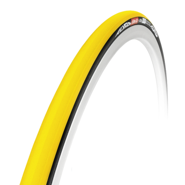 Покрышка-трубка велосипедная Tufo Elite S3, 23 мм, < 225g, чёрный/жёлтый, GAL1P1705113