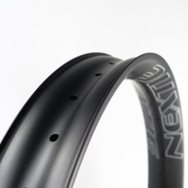 Обод велосипедный NEXTIE PREMIUM Lite, 26", 90 мм, карбон, двойной, 32 Н, чёрный матовый, NXT90WD-IIU