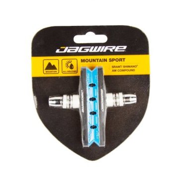 Тормозные колодки Jagwire Mountain Sport V-Brake Pad, синий, BWP5010-УЦЕНКА