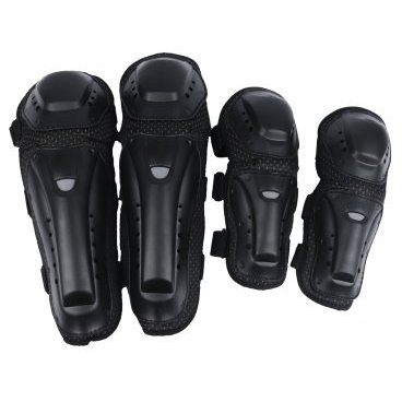 Комплект защиты Vinca Sport, взрослый, индивидуальная упаковка, черный, VP 29 adult black