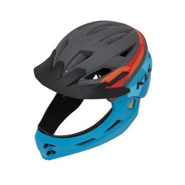 Шлем велосипедный KLS SPROUT fullface, детский, синий/красный