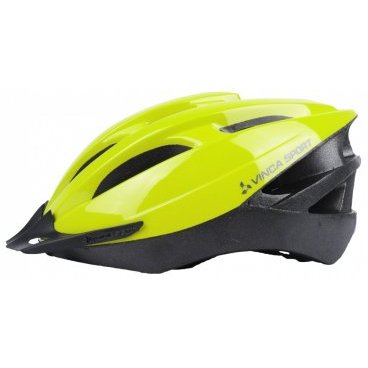 Шлем велосипедный Vinca Sport VSH 23, взрослый, индивидуальная упаковка, лайм, VSH 23 full lime (M-L)