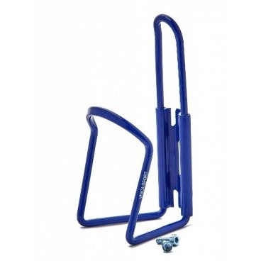 Флягодержатель велосипедный Vinca Sport HC 11, алюминий, с болтами, индивидуальная упаковка, синий, HC 11 dark blue