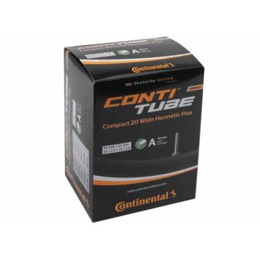 Камера велосипедная Continental Compact Wide Hermetic Plus 20", 50-406-62-406, A40 RE, 180042