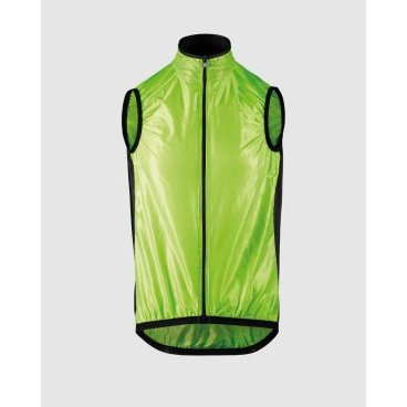 Ветровка велосипедная ASSOS MILLE GT wind vest, без рукавов, унисекс, visibility Green, 13.34.338.67.XS