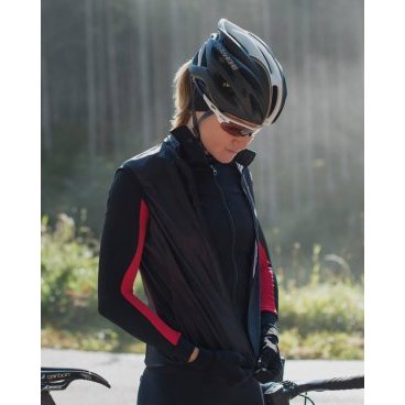 Ветровка велосипедная ASSOS UMA GT wind vest summer, женская, без рукавов, blackSeries, 12.34.347.18.XS