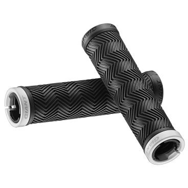 Грипсы велосипедные Giant SOLE-O MTB Grips, кратон, черный/серый, 410958