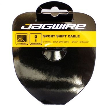 Трос переключения велосипедный Jagwire Basics Shift, Cable Stainless, 1.2 x 3100 мм, 73SS3100