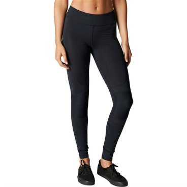 Леггинсы велосипедные Fox Edison Moto Legging, женские, Black, 2021, 25033-001-M