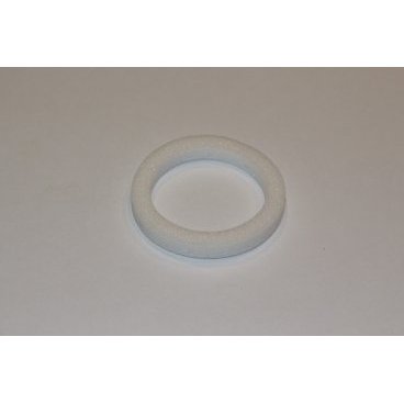 Кольцо поролоновое WSS, диаметр 40 мм, высота 5 мм, 2 штуки, полиуретан, белый, FSKB1023