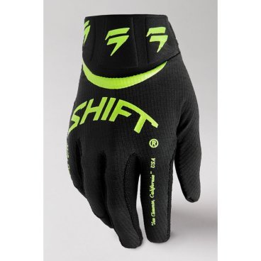 Велоперчатки Shift White Label Bliss Youth Glove, подростковые, Flow Yellow, 2021