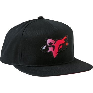 Бейсболка велосипедная Fox Pyre Snapback Hat Black 2021, 26964-001-OS