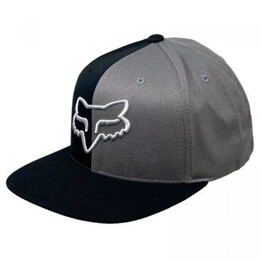 Бейсболка велосипедная Fox Paddox Snapback Hat Pewter 2021, 27084-052-OS