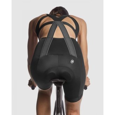 Велошорты ASSOS DYORA RS Summer Bib Shorts S9, женские, blackSeries, 12.10.219.18.M
