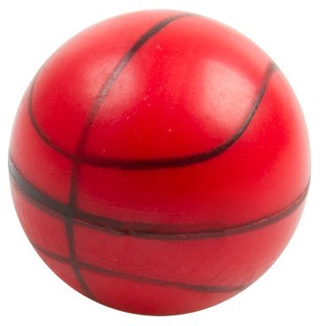 Колпачки для ниппеля M-Wave, авто, алюминий/пластик, 1шт ,баскетбольный мяч, 5-519970