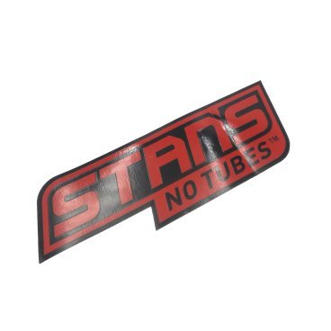 Стикер, название Stans NoTubes BLACK/RED, LARGE, PR0778-01-L