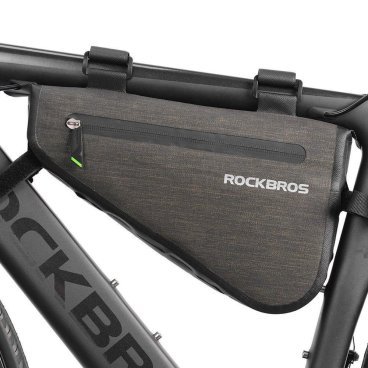 Сумка велосипедная (байкпакинг) Rockbros, под раму, 8 л, черный, AS-017-1