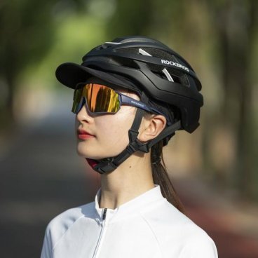 Кепка велосипедная RockBros , спортивная, дышащий материал, черный, M005BK