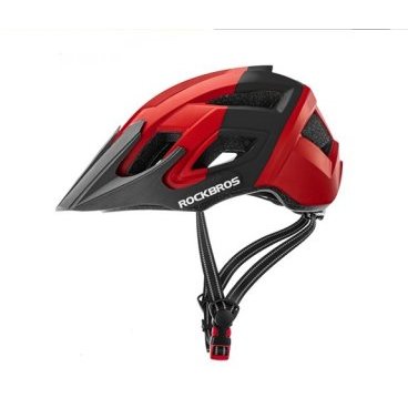 Шлем велосипедный Rockbros Lambot, красно-черный, TS-39