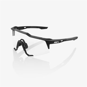 Очки велосипедные 100% Speedcraft Soft Tact, спортивные, Black / HIPER Red Multilayer Mirror Lens, 61001-412-01