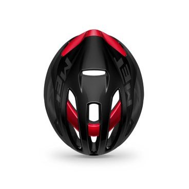 Велошлем Met Rivale, Black/Metallic Red, 2021, 3HM129CE00MNR1