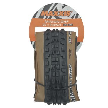 Покрышка велосипедная MAXXIS MINION DHF, 29X2.5, M301RU, WT F TLR, Skinwall, ETB00220100