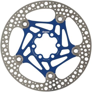 Ротор велосипедный HOPE FLOATING DISC, 160 мм, 6 болтов, синий, HBSP3611606FB