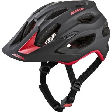 Велошлем Alpina Carapax 2.0, Black/Red Matt, 2021, A9725_31