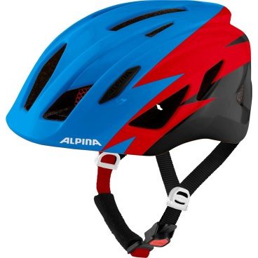 Велошлем Alpina Pico, детский, Blue/Red/Black Gloss, 2021