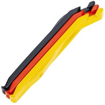 Монтажки велосипедные BBB tire levers EasyLift, комплект 3 pcs, black/red/yellow, 2020, BTL-81