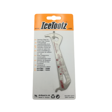 Инструмент Ice Toolz, измеритель износа цепи, нержавеющая сталь, 62C4