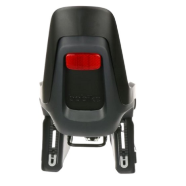 Велокресло BOBIKE ONE Maxi Frame, с креплением на багажник/раму, urban black, 8012200001