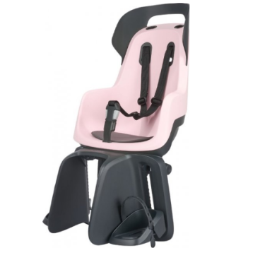 Велокресло BOBIKE GO Maxi Carrier, с креплением на багажник, cotton candy pink, 8012300004