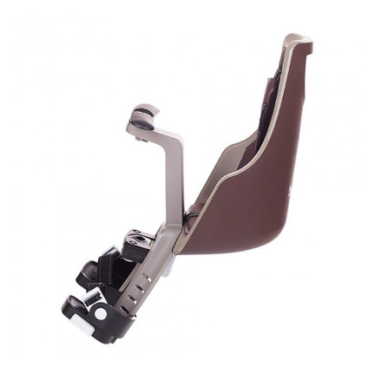 Велокресло BOBIKE Exclusive Mini Plus, для крепления на рулевой трубе (переднее), toffee brown, 8011000026