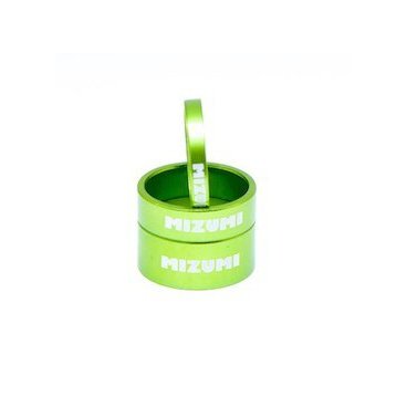 Кольцо проставочное Mizumi, для выноса, алюминий, высота 10 мм, зеленый, MZM-10-GREEN