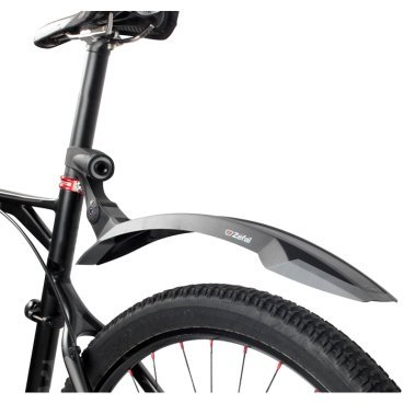 Крыло велосипедное ZEFAL DEFLECTOR RM60, заднее, 26", 27,5", пластик, черный, 2505