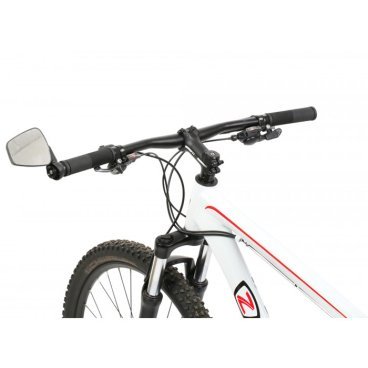 Зеркало велосипедное ZEFAL DOOBACK 2, левое, небьющийся хромированный пластик, черный, 4770L