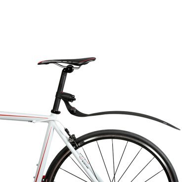 Крыло велосипедное ZEFAL SWAN R, заднее, 700с/28", пластик, ширина 45 мм, черный, 2470