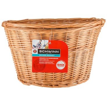 Schwinn wicker bike basket hotsell