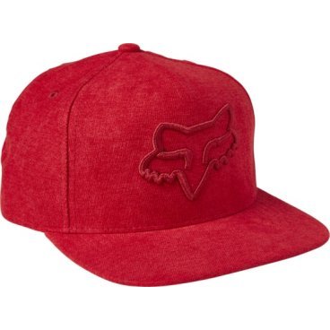 Бейсболка велосипедная Fox Instill Snapback 2.0 Hat, красный, 27087-122-OS
